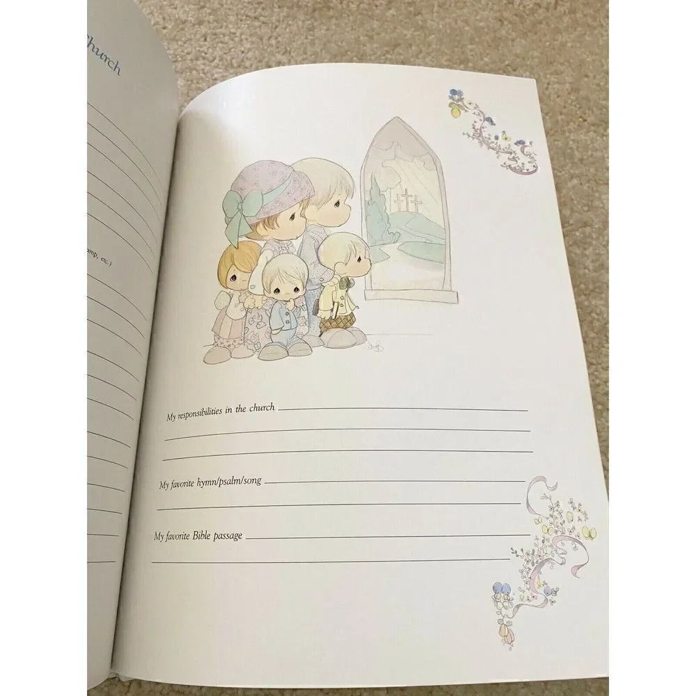 Precious Moments Grandmothers Journal Keepsake Book NEW 1990 Family History